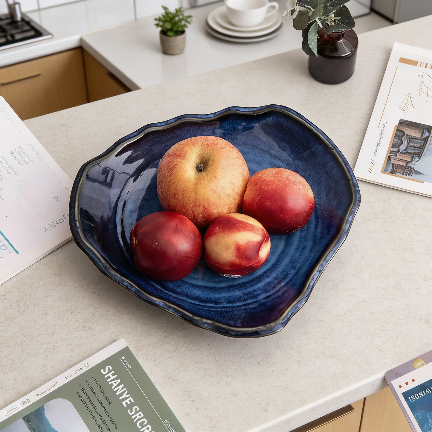 Wall Mounted Floating Shelves with Front Lip – MDF Storage Shelves for Bathroom, Kitchen & Living Room